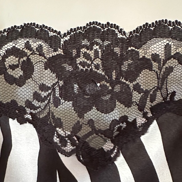 VICTORIA’S SECRET | Zebra Print Slip Dress with Lace Trim - Picture 6 of 13